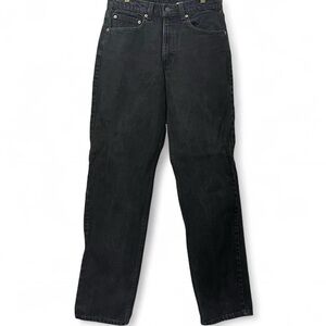 Vintage 1997 Levi's 550 32x34 Men's Relaxed Fit Black Denim Fade Made in USA